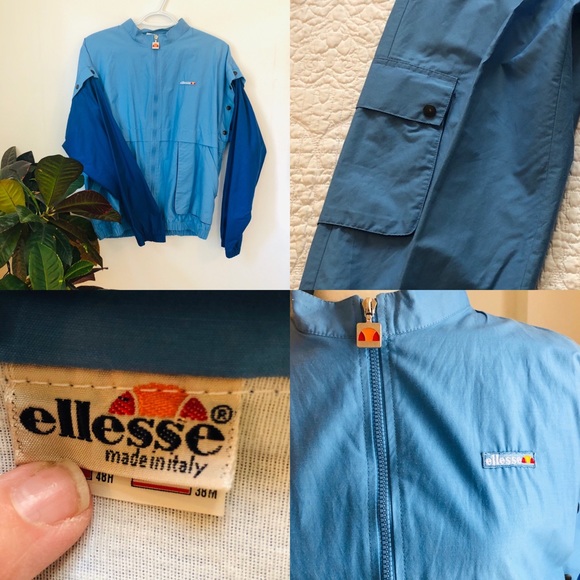 Vintage 80s Italian Ellesse track suit set perfect - Picture 2 of 16